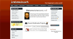 Desktop Screenshot of lexiconic.net