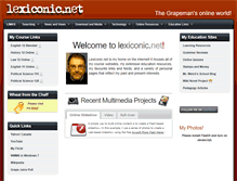 Tablet Screenshot of lexiconic.net